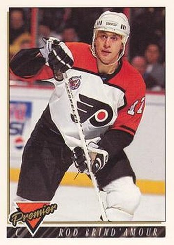 #115 Rod Brind'Amour - Philadelphia Flyers - 1993-94 Topps Premier Hockey