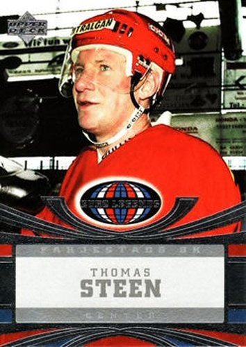 #115 Thomas Steen - Farjestads BK Karlstad - 2004-05 UD All-World Edition Hockey