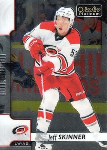 #115 Jeff Skinner - Carolina Hurricanes - 2017-18 O-Pee-Chee Platinum Hockey