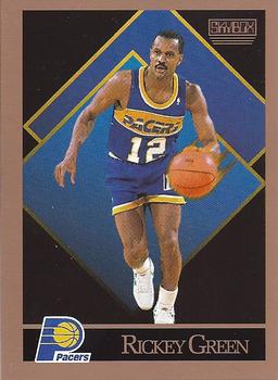 #115 Rickey Green - Indiana Pacers - 1990-91 SkyBox Basketball