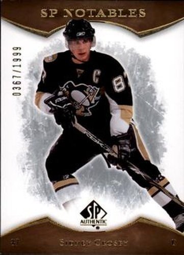 #115 Sidney Crosby - Pittsburgh Penguins - 2007-08 SP Authentic Hockey