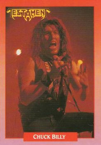 #115 Chuck Billy - 1991 Brockum Rock Cards