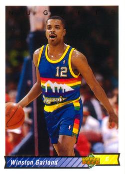 #115 Winston Garland - Denver Nuggets - 1992-93 Upper Deck Basketball
