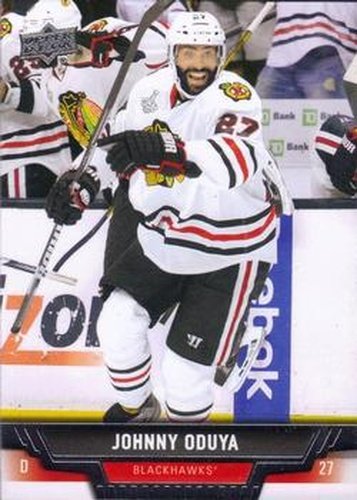 #115 Johnny Oduya - Chicago Blackhawks - 2013-14 Upper Deck Hockey