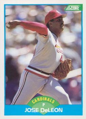 #115 Jose DeLeon - St. Louis Cardinals - 1989 Score Baseball