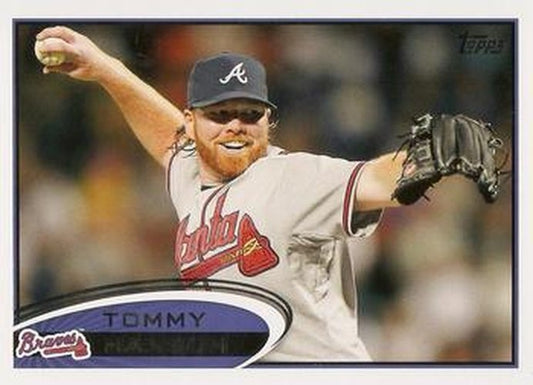 #115 Tommy Hanson - Atlanta Braves - 2012 Topps Baseball