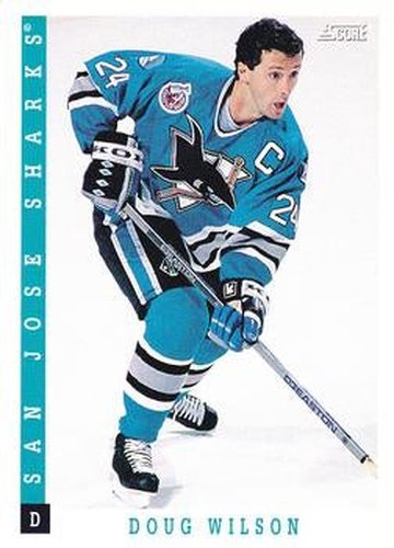 #115 Doug Wilson - San Jose Sharks - 1993-94 Score Canadian Hockey