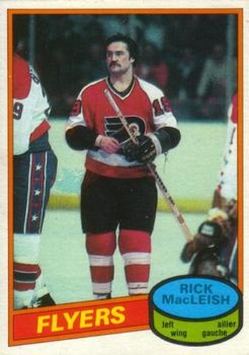 #115 Rick MacLeish - Philadelphia Flyers - 1980-81 O-Pee-Chee Hockey