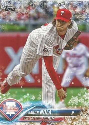 #HMW115 Aaron Nola - Philadelphia Phillies - 2018 Topps Holiday Baseball