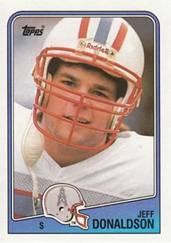 #115 Jeff Donaldson - Houston Oilers - 1988 Topps Football