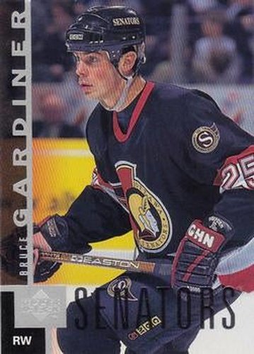 #115 Bruce Gardiner - Ottawa Senators - 1997-98 Upper Deck Hockey