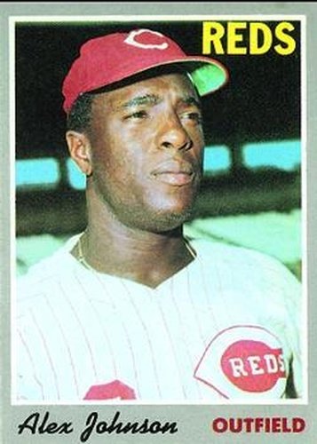 #115 Alex Johnson - Cincinnati Reds - 1970 Topps Baseball