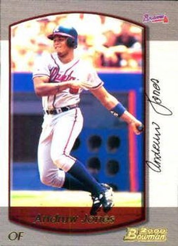 #115 Andruw Jones - Atlanta Braves - 2000 Bowman Baseball