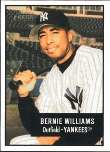 #115 Bernie Williams - New York Yankees - 2003 Bowman Heritage Baseball