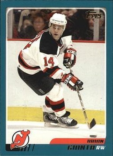 #115 Brian Gionta - New Jersey Devils - 2003-04 Topps Hockey