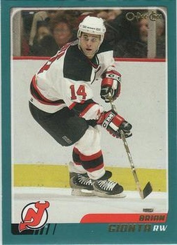 #115 Brian Gionta - New Jersey Devils - 2003-04 O-Pee-Chee Hockey
