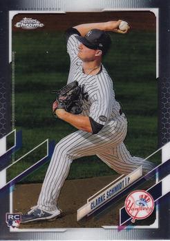 #115 Clarke Schmidt - New York Yankees - 2021 Topps Chrome Baseball
