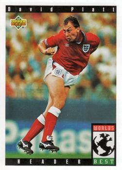 #115 David Platt - England - 1993 Upper Deck World Cup Preview English/Spanish Soccer