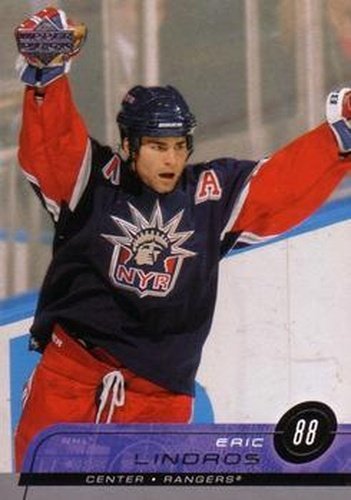 #115 Eric Lindros - New York Rangers - 2002-03 Upper Deck Hockey