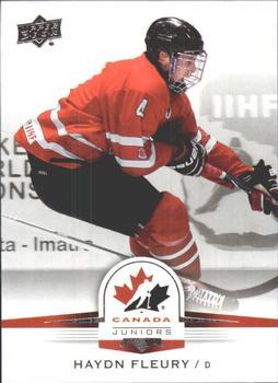 #115 Haydn Fleury - Canada - 2014-15 Upper Deck Team Canada Juniors Hockey