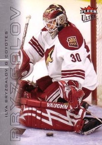 #115 Ilya Bryzgalov - Phoenix Coyotes - 2009-10 Ultra Hockey
