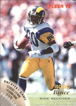 #115 Isaac Bruce - St. Louis Rams - 1996 Fleer Football