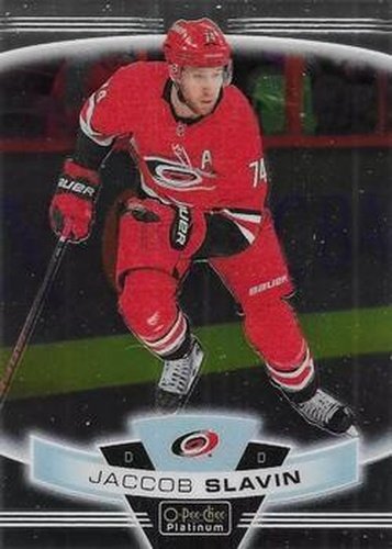 #115 Jaccob Slavin - Carolina Hurricanes - 2019-20 O-Pee-Chee Platinum Hockey