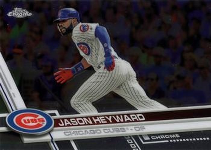 #115 Jason Heyward - Chicago Cubs - 2017 Topps Chrome Baseball