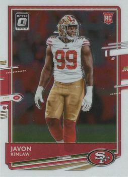 #115 Javon Kinlaw - San Francisco 49ers - 2020 Donruss Optic Football