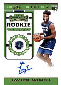 #115 Jaylen Nowell - Minnesota Timberwolves - 2019-20 Panini Contenders Basketball