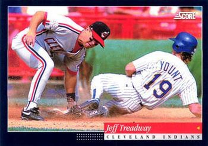 #115 Jeff Treadway - Cleveland Indians -1994 Score Baseball