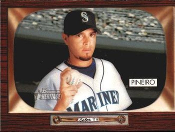 #115 Joel Pineiro - Seattle Mariners - 2004 Bowman Heritage Baseball