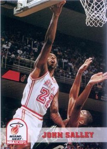 #115 John Salley - Miami Heat - 1993-94 Hoops Basketball