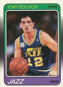 #115 John Stockton - Utah Jazz - 1988-89 Fleer Basketball