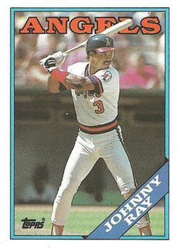 #115 Johnny Ray - California Angels - 1988 Topps Baseball