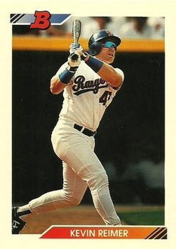 #115 Kevin Reimer - Texas Rangers - 1992 Bowman Baseball