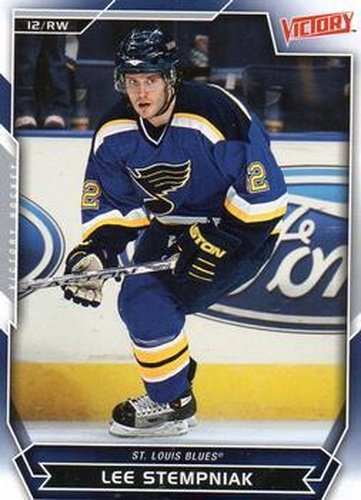 #115 Lee Stempniak - St. Louis Blues - 2007-08 Upper Deck Victory Hockey