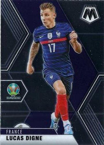 #115 Lucas Digne - France - 2021 Panini Mosaic UEFA EURO Soccer