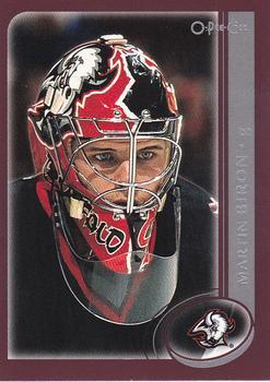 #115 Martin Biron - Buffalo Sabres - 2002-03 O-Pee-Chee Hockey