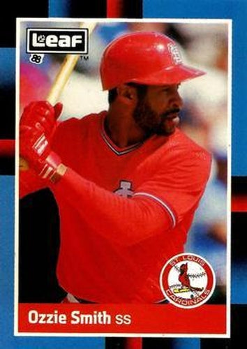 #115 Ozzie Smith - St. Louis Cardinals - 1988 Leaf Baseball