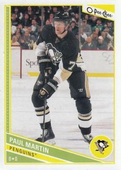 #115 Paul Martin - Pittsburgh Penguins - 2013-14 O-Pee-Chee Hockey