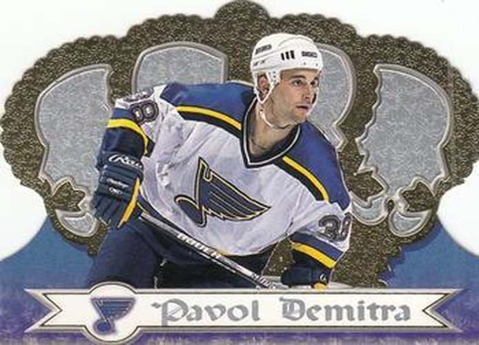 #115 Pavol Demitra - St. Louis Blues - 1999-00 Pacific Crown Royale Hockey