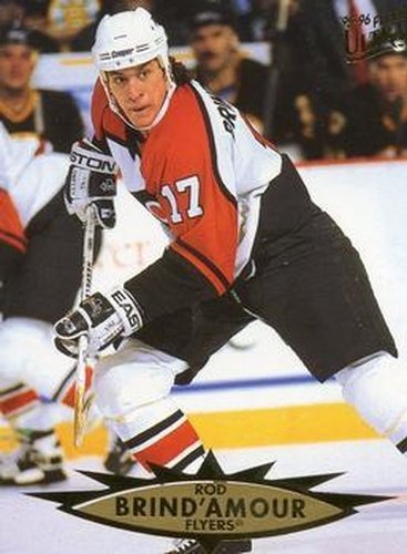 #115 Rod Brind'Amour - Philadelphia Flyers - 1995-96 Ultra Hockey