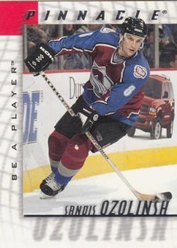 #115 Sandis Ozolinsh - Colorado Avalanche - 1997-98 Pinnacle Be a Player Hockey