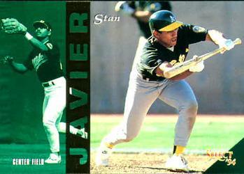 #115 Stan Javier - Oakland Athletics - 1994 Select Baseball