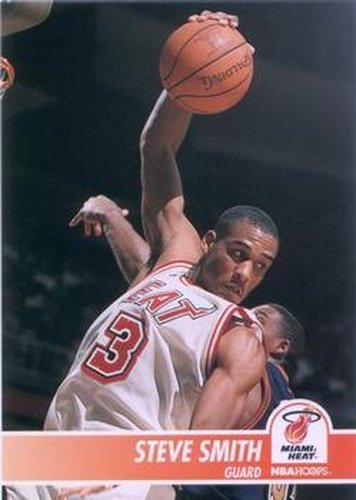 #115 Steve Smith - Miami Heat - 1994-95 Hoops Basketball
