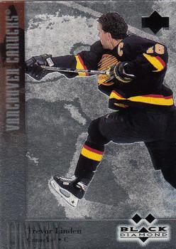 #115 Trevor Linden - Vancouver Canucks - 1996-97 Upper Deck Black Diamond Hockey
