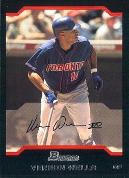 #115 Vernon Wells - Toronto Blue Jays - 2004 Bowman Baseball