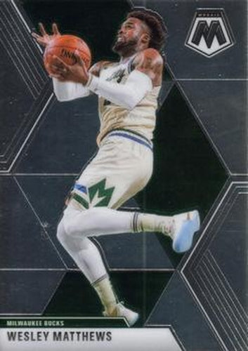 #115 Wesley Matthews - Milwaukee Bucks - 2019-20 Panini Mosaic Basketball