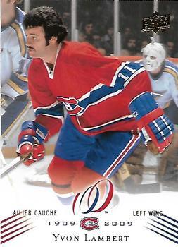 #115 Yvon Lambert - Montreal Canadiens - 2008-09 Upper Deck Montreal Canadiens Centennial Hockey
